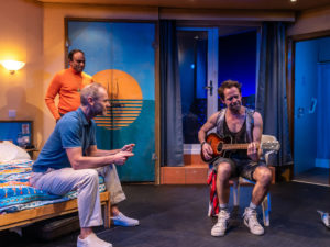 Neil D'Souza, James Hillier and Peter Bramhill in Out of Season. Photo: The Other Richard
