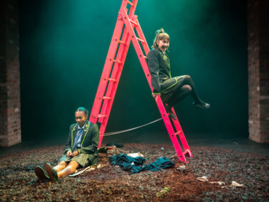Nina Cassells and Lucy Mangan in Playfight. Photo: Paul Blakemore