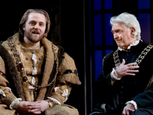 Orlando James and Martin Shaw in A Man for All Seasons. Photo: Simon Annand