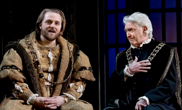 Orlando James and Martin Shaw in A Man for All Seasons. Photo: Simon Annand