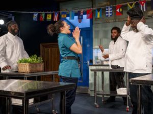 Darrel Bailey, Aimée Powell, Corey Weekes and David Webber in After Sunday. Photo: Nicola Young