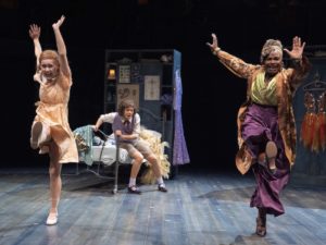 Scarlett Monahan, Sienna Arif-Knights and Nadine Higgin in Ballet Shoes. Photo: Manuel Harlan