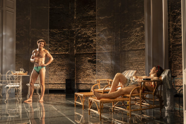 Leo Suter and Jasper Talbot in The Line of Beauty. Photo: Johan Persson